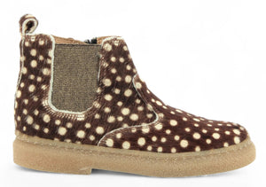 Pom D'Api Laars - Pom D'api Kinderschoenen - Bruin | Trix Jodzip Poa Brown