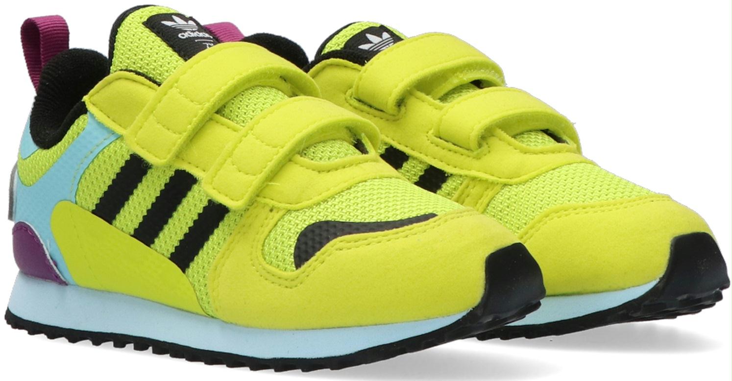 Adidas Klittenband Sneakers - Adidas Kinderschoenen - Geel | ZX700