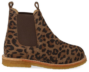 Angulus Chuncky Chelsea boot - Angulus Kinderschoenen - Luipaard | Leopard brown