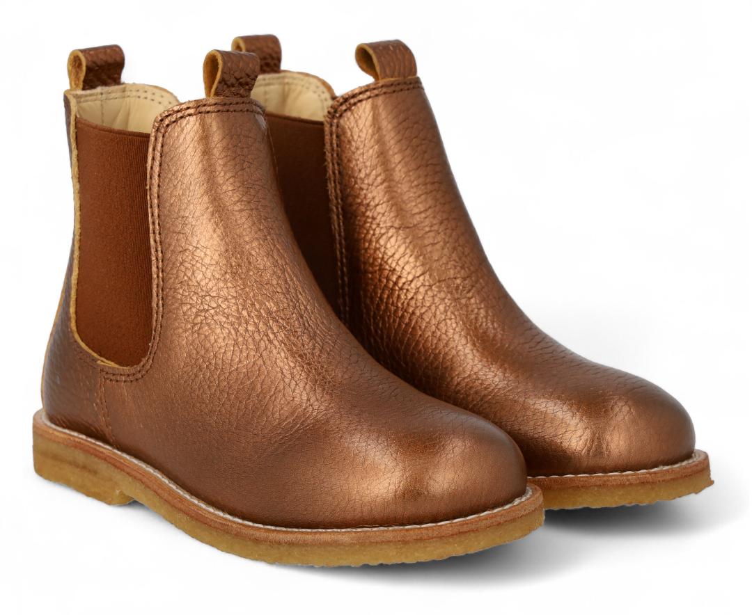 Angulus Laars - Angulus Kinderschoenen - Brons | Chunky Chelsea Boot