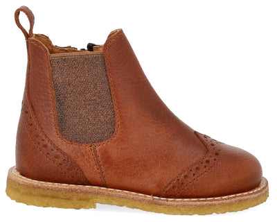 Angulus Laars - Angulus Kinderschoenen - Bruin | Classic beginner chelsea boot