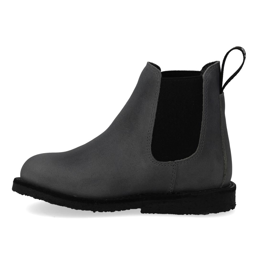 Angulus Laars - Angulus Kinderschoenen - Grijs | Chelsea boot with Logo tape