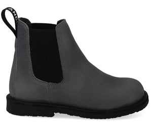 Angulus Laars - Angulus Kinderschoenen - Grijs | Chelsea boot with Logo tape