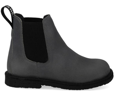 Angulus Laars - Angulus Kinderschoenen - Grijs | Chelsea boot with Logo tape
