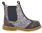 Angulus Laars - Angulus Kinderschoenen - Lila | Chelsea boot with Broque Patern tape