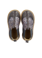 Angulus Laars - Angulus Kinderschoenen - Lila | Chelsea boot with Broque Patern tape