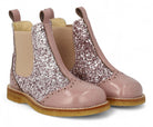Angulus Laars - Angulus Kinderschoenen - Roze | Chelsea boot with Broque Patern tape