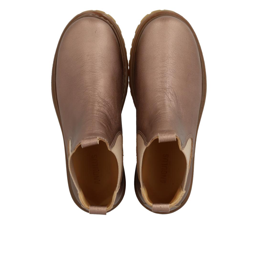 Angulus Laars - Angulus Kinderschoenen - Roze | Chunky - Chelsea Boot on track sole
