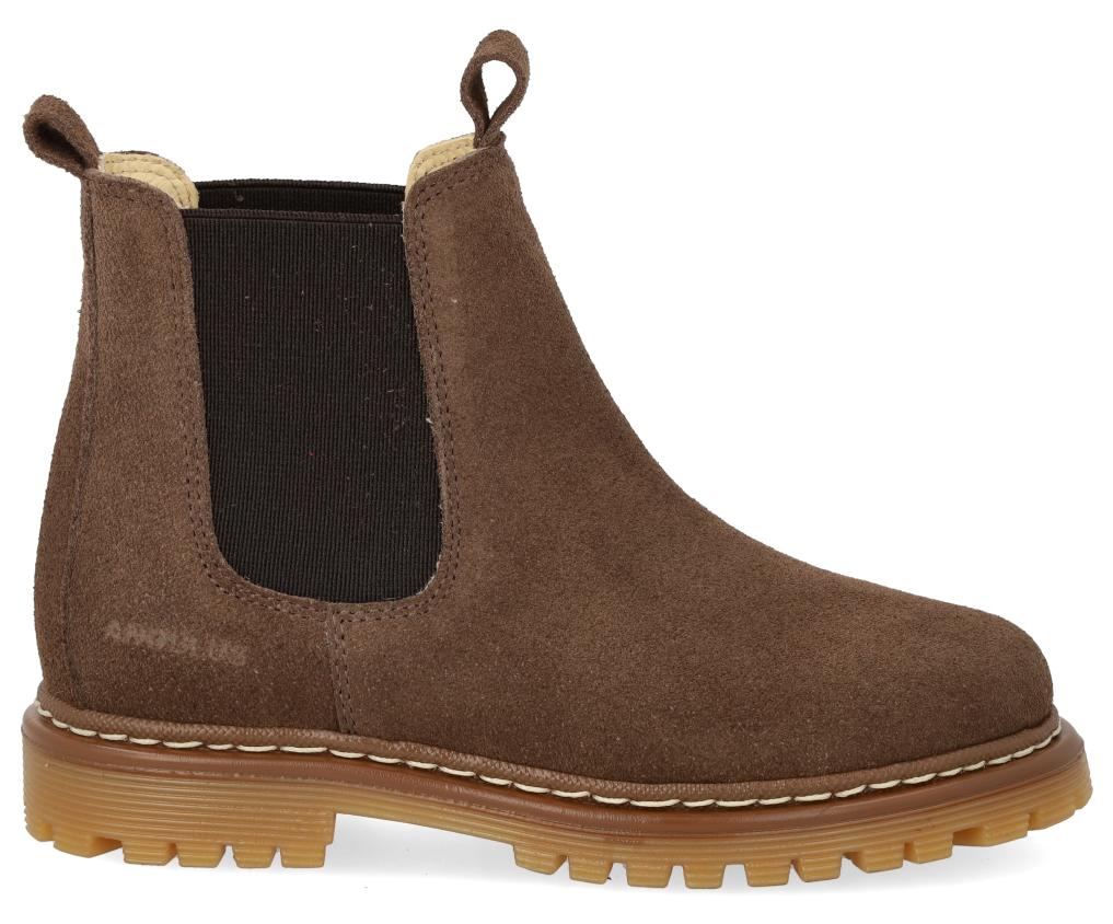 Angulus Laars - Angulus Kinderschoenen - Taupe | Chunky - Chelsea Boot on track sole