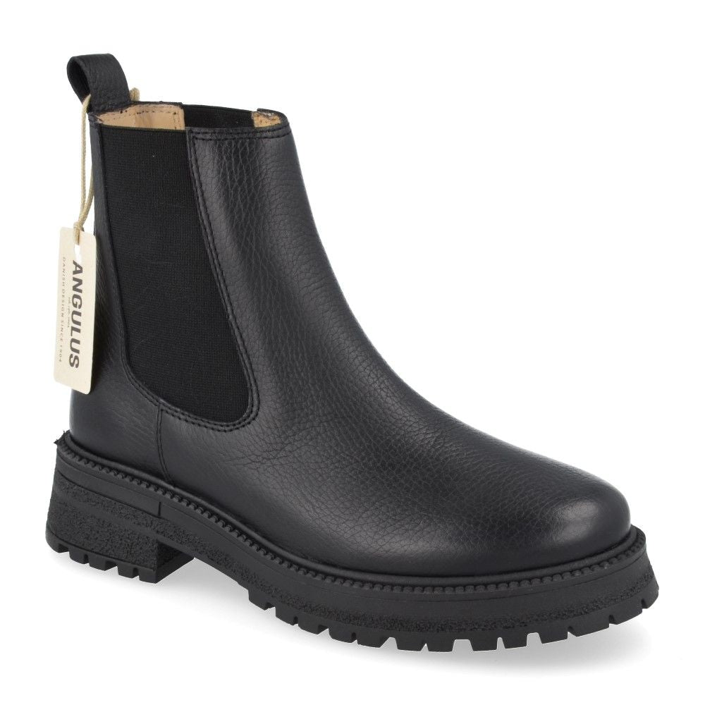 Angulus Laars - Angulus Kinderschoenen - Zwart | Chelsea Boot