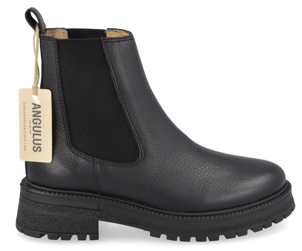 Angulus Laars - Angulus Kinderschoenen - Zwart | Chelsea Boot