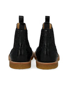 Angulus Laars - Angulus Kinderschoenen - Zwart | Chelsea boot with Broque Patern tape