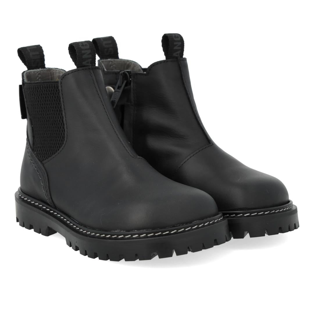 Angulus Laars Waterproof - Angulus Kinderschoenen - Zwart | Tex Boot - Gevet Leder