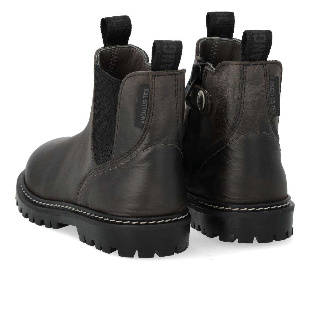 Angulus Laars Waterproof - Angulus Kinderschoenen - Zwart | Tex Boot - Gevet Leder