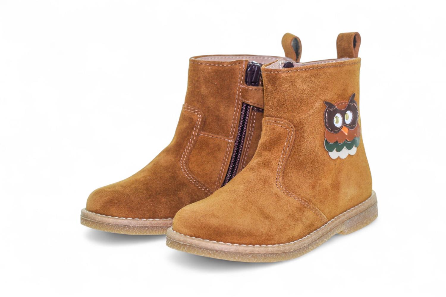 Bana & Co Laarsje - Bana & Co Kinderschoenen - Cognac | 25232076