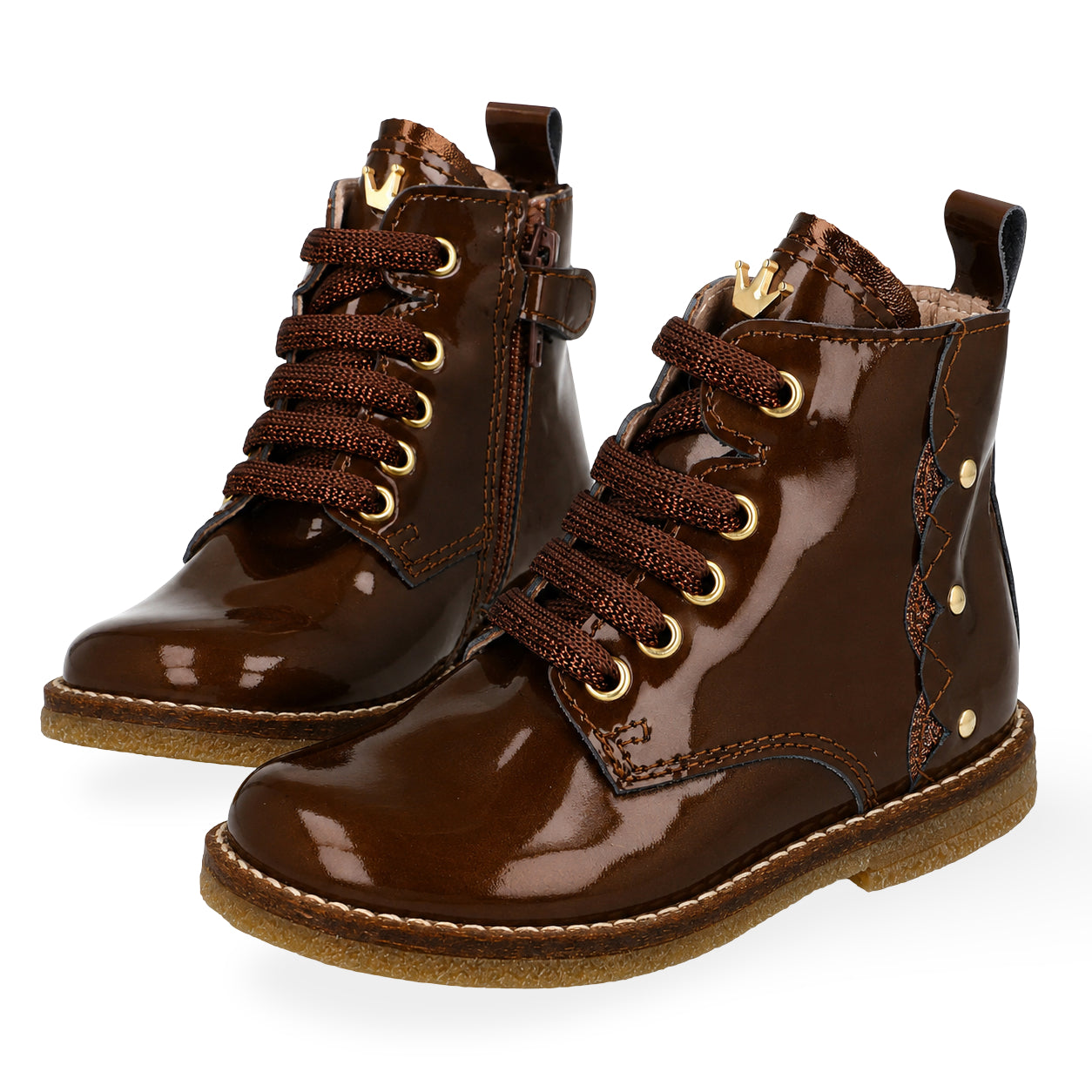 Banaline Veterboot - Banaline Kinderschoenen - Brons | 36222010