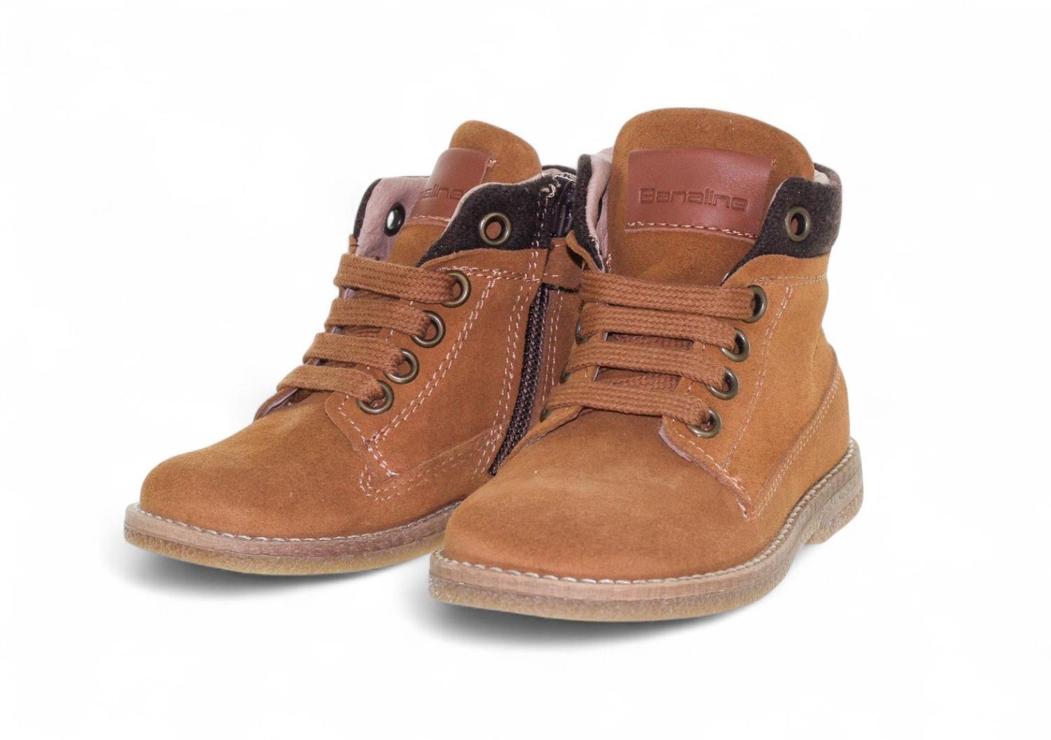 Banaline Veterboot - Banaline Kinderschoenen - Cognac | 2522505