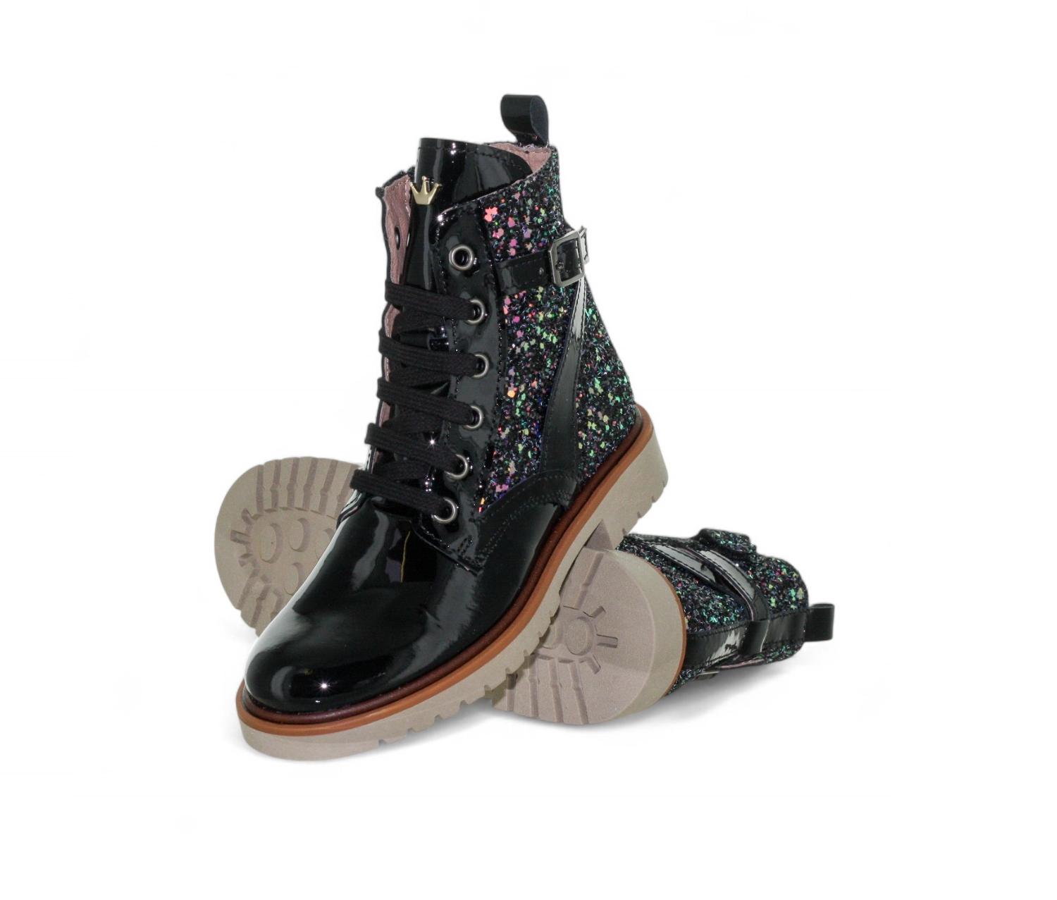 Banaline Veterboot - Banaline Kinderschoenen - Zwart | 25222070 Vernice nero