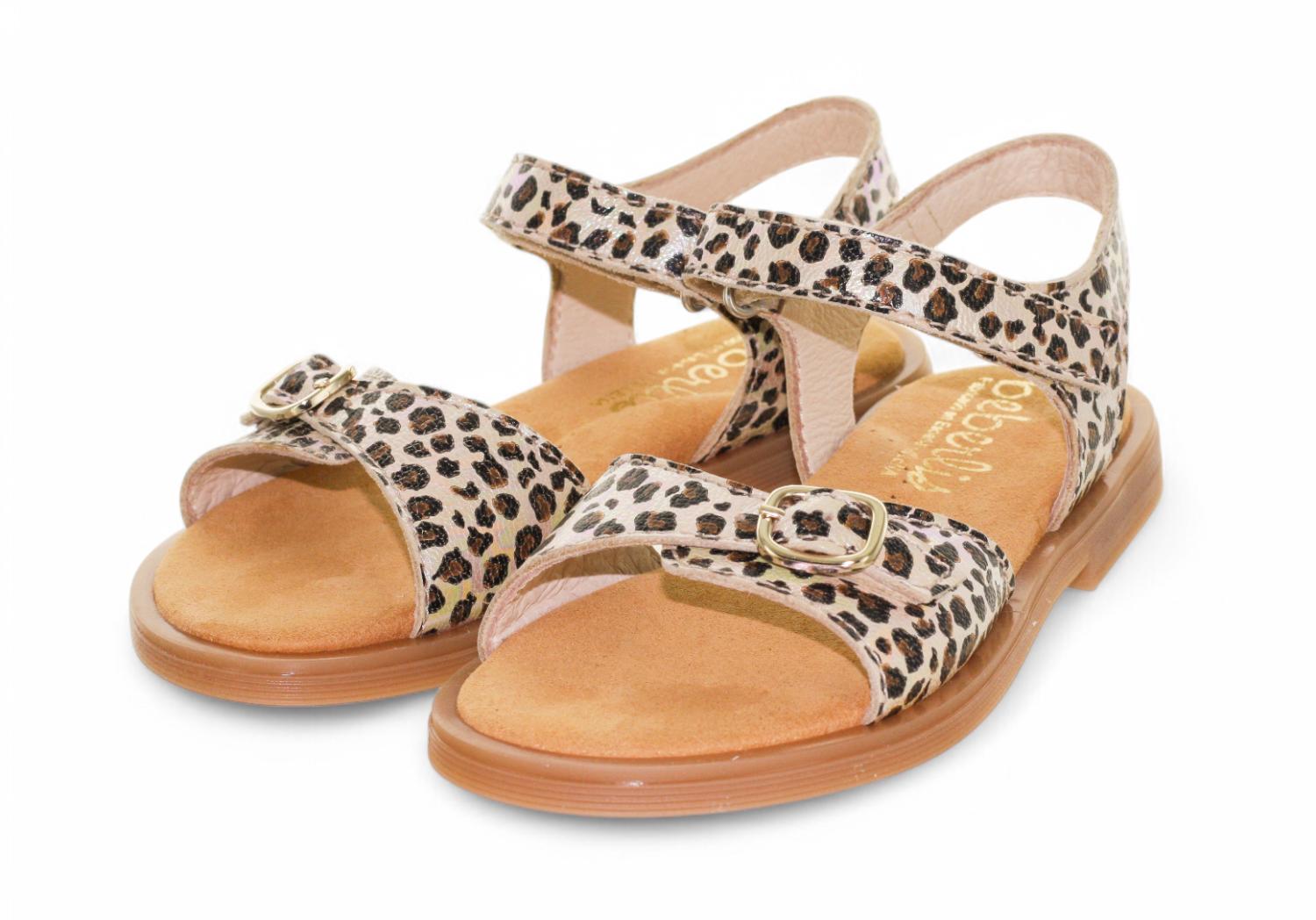 Beberlis Sandaal - Beberlis Kinderschoenen - Luipaard | 24471