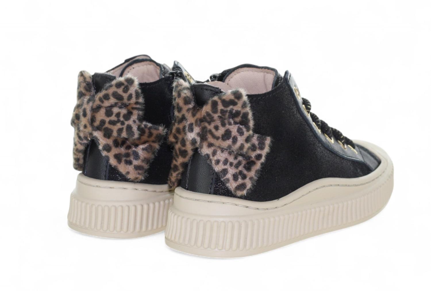 Beberlis Sneaker - Beberlis Kinderschoenen - Zwart | 24266-W25
