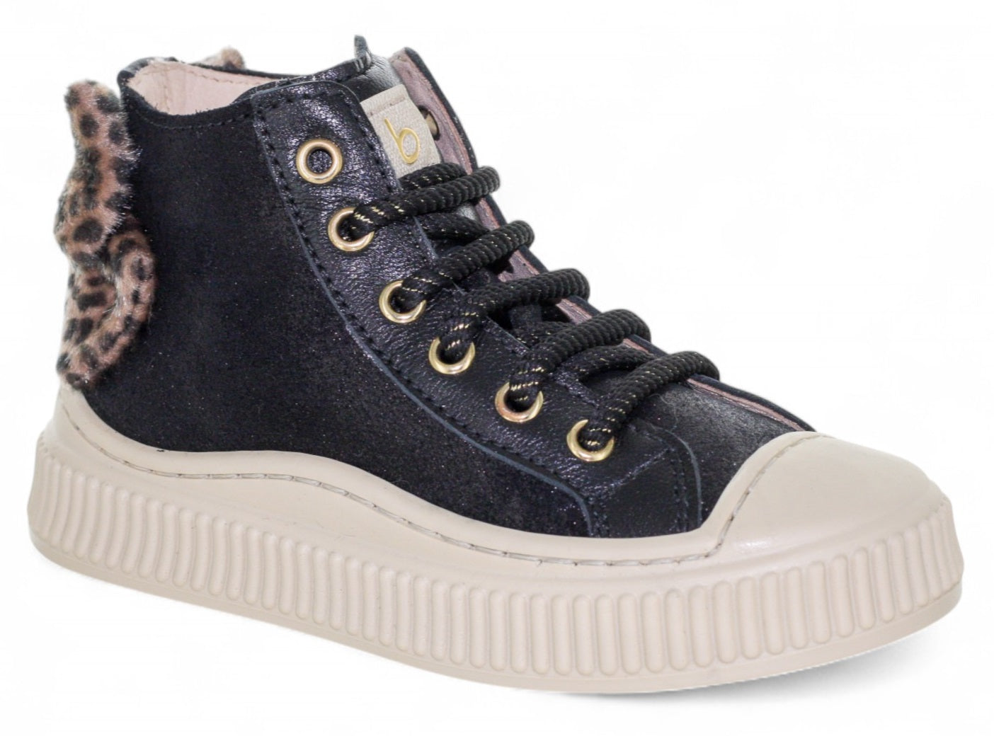 Beberlis Sneaker - Beberlis Kinderschoenen - Zwart | 24266-W25