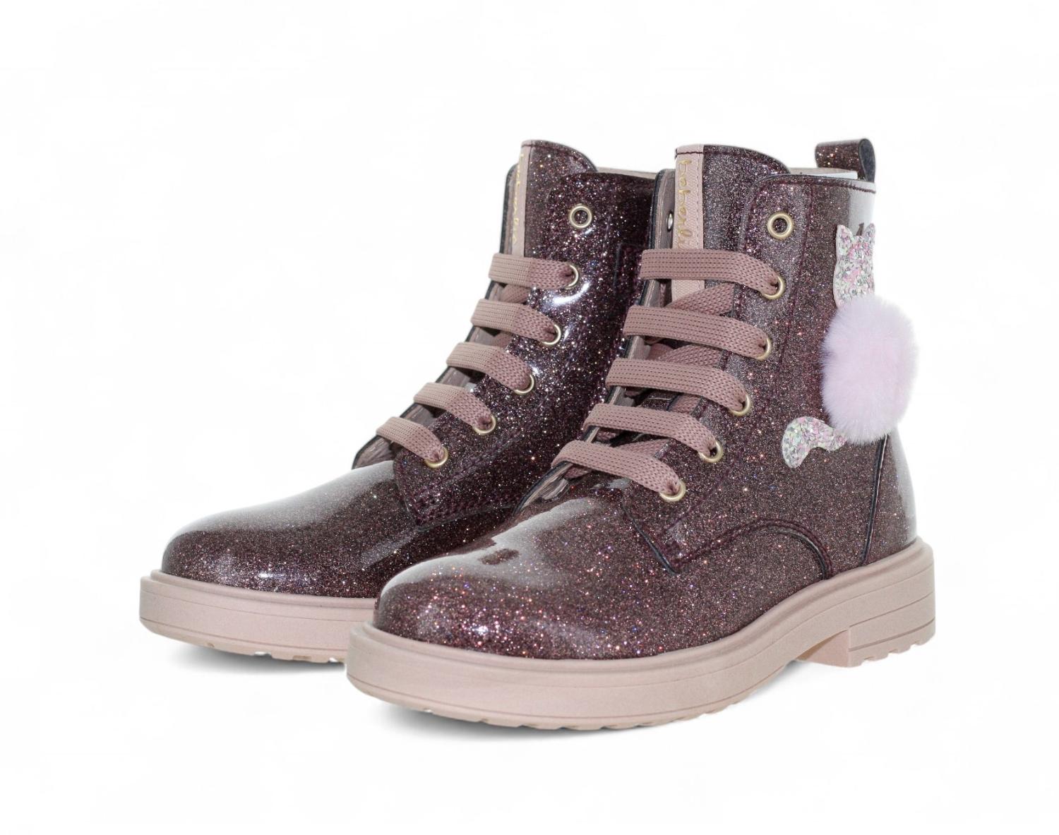 Beberlis Veterboot - Beberlis Kinderschoenen - Antracite | 24753