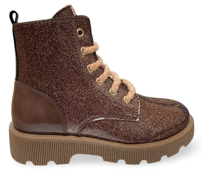Beberlis Veterboot - Beberlis Kinderschoenen - Bruin | 25665-B