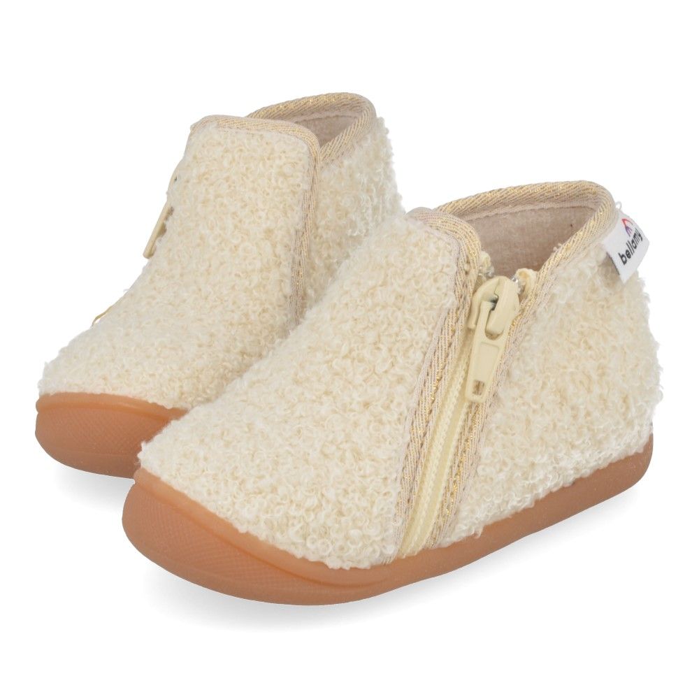 Bellamy Pantoffel - Bellamy Kinderschoenen - Beige | Pili