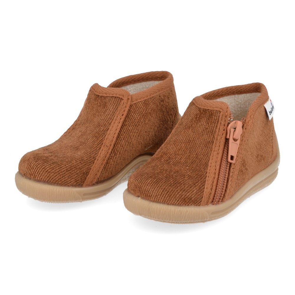 Bellamy Pantoffel - Bellamy Kinderschoenen - Cognac | Paul Velours