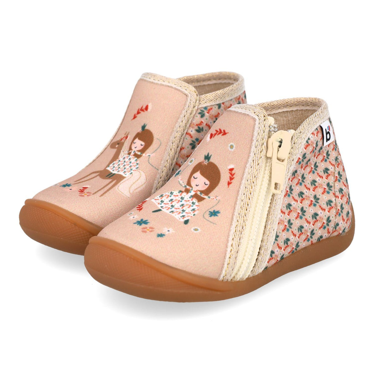 Bellamy Pantoffel - Bellamy Kinderschoenen - Roze | Libelle Perine
