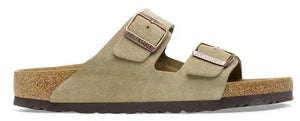 Birkenstock Slipper - Birkenstock Damesschoenen - Taupe | Arizona Suede Leather