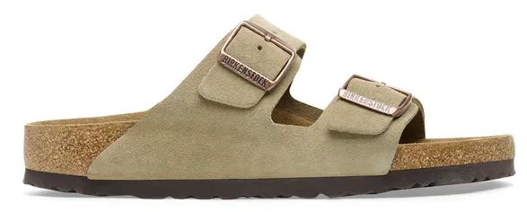 Birkenstock Slipper - Birkenstock Damesschoenen - Taupe | Arizona Suede Leather