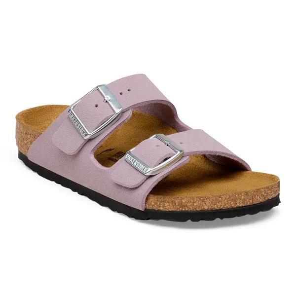 Birkenstock Slipper - Birkenstock Kinderschoenen - Paars | Arizona Flor Nubuck