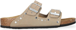 Birkenstock Slipper - Birkenstock Kinderschoenen - Taupe | Arizona Rivet Border