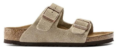 Birkenstock Slipper - Birkenstock Kinderschoenen - Taupe | Arizona Suede Leather