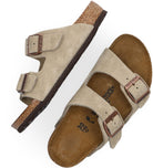 Birkenstock Slipper - Birkenstock Kinderschoenen - Taupe | Arizona Suede Leather