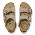 Birkenstock Slipper - Birkenstock Kinderschoenen - Taupe | Milano AS Taupe Suede