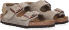 Birkenstock Slipper - Birkenstock Kinderschoenen - Taupe | Milano AS Taupe Suede