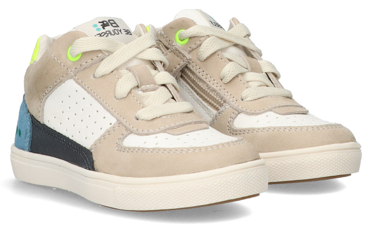 BunnieJr Sneaker - Bunnies Jr. Kinderschoenen - Taupe | Loran Louw