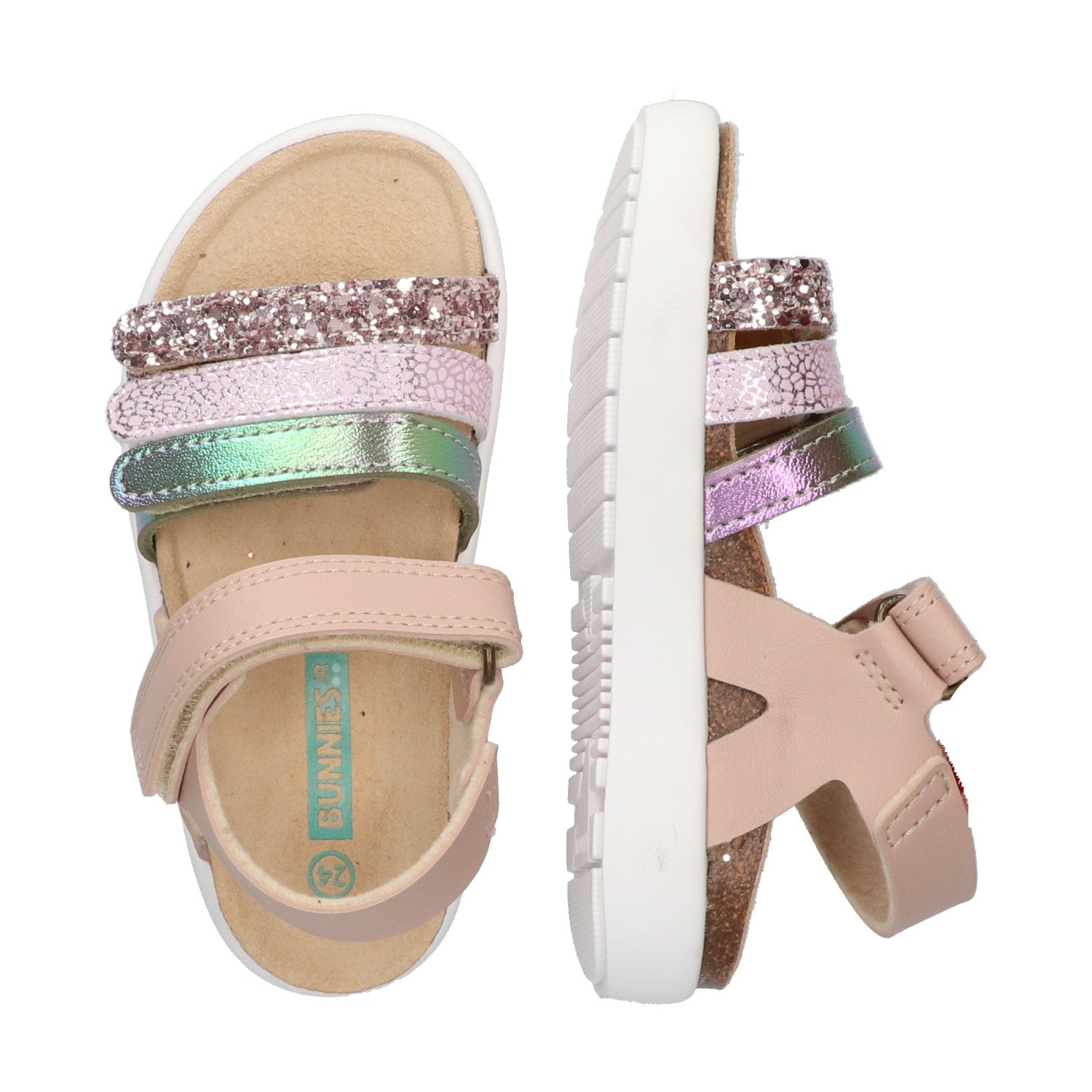 BunniesJR Sandaalwww - Bunnies Jr. Kinderschoenen - Roze | Bregje Beach