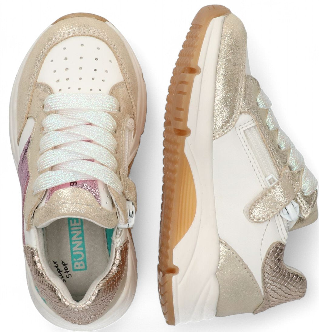 BunniesJR Sneaker - Bunnies Jr. Kinderschoenen - Beige | Fien Force