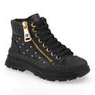 Cherie Hi-Top Sneakers - Cherie Kinderschoenen | 1293 Zwart Meisjes