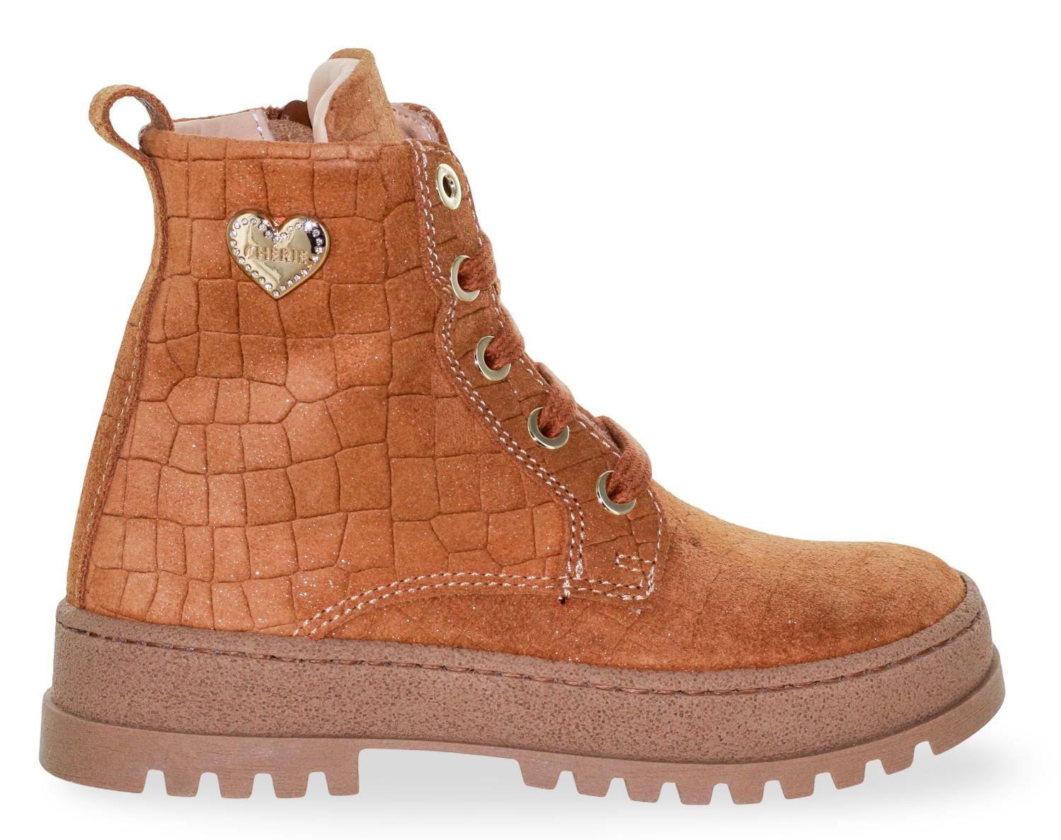 Cherie Veterboot - Cherie Kinderschoenen - Cognac | 2406