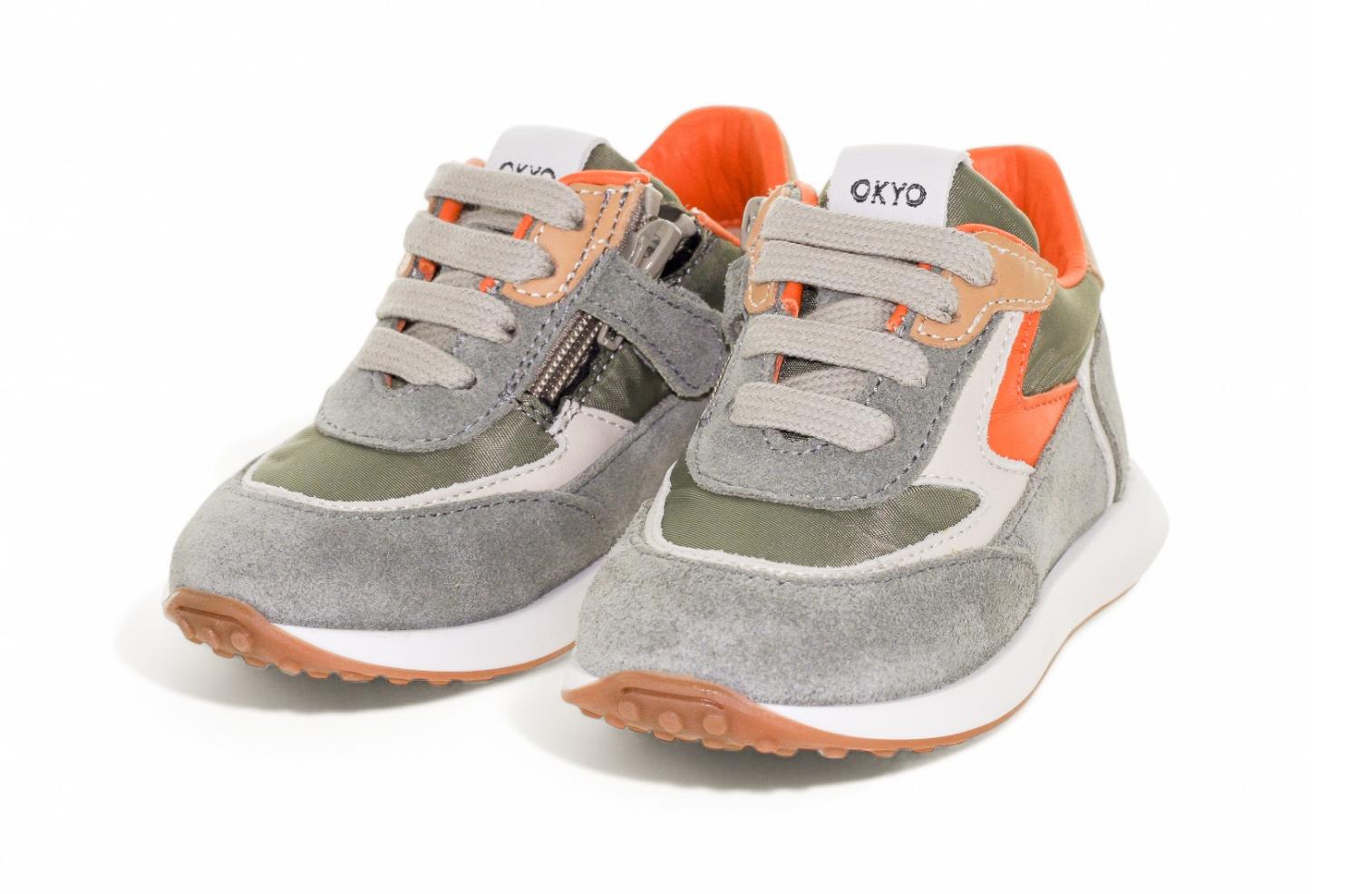 Cherie X Okyo sneaker - Cherie Kinderschoenen - Groen | 0197