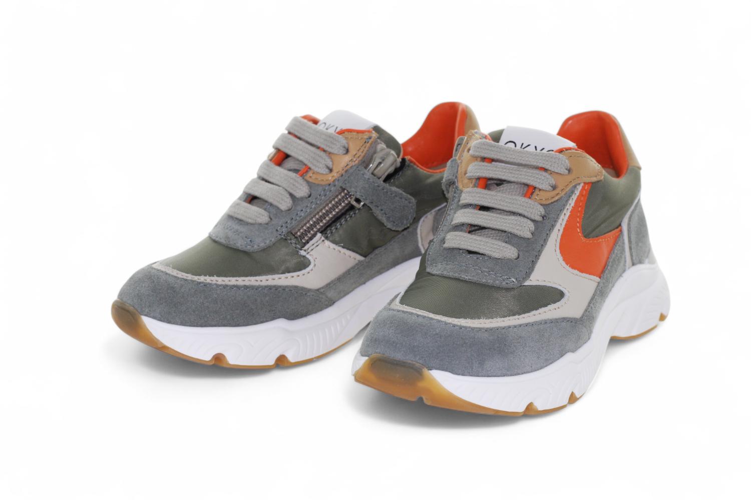 Cherie X Okyo sneaker - Cherie Kinderschoenen - Groen | 5074