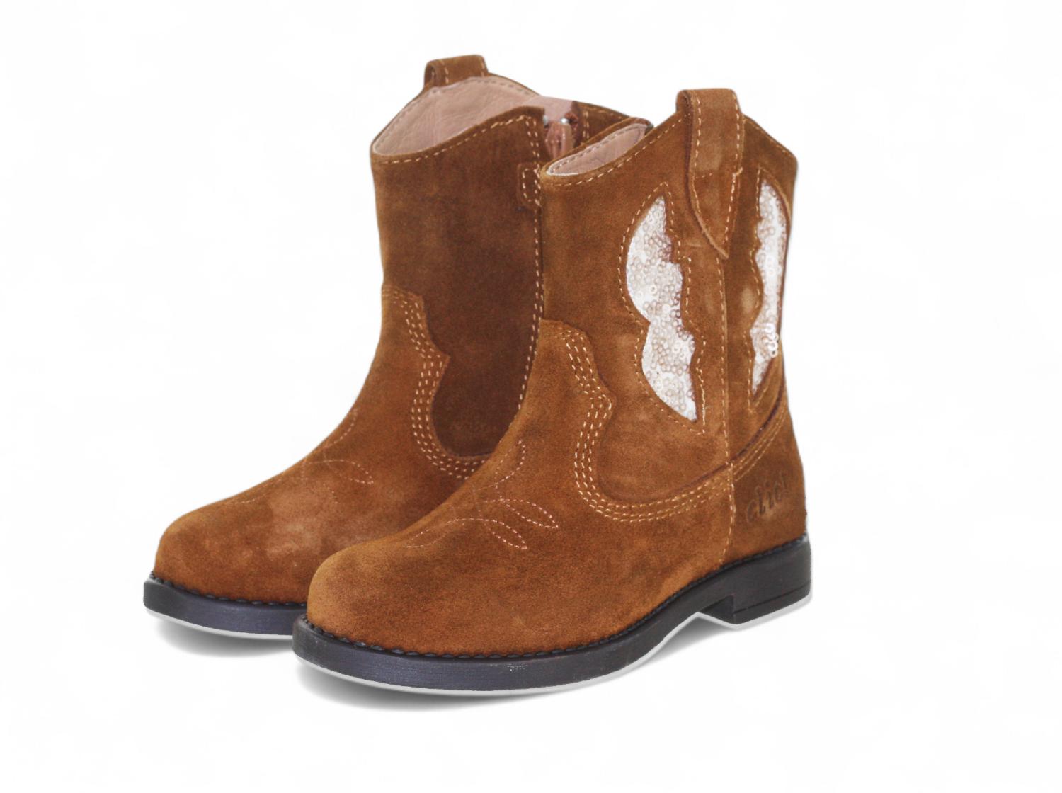 Clic Laars - Clic! Kinderschoenen - Cognac | Cl 21131
