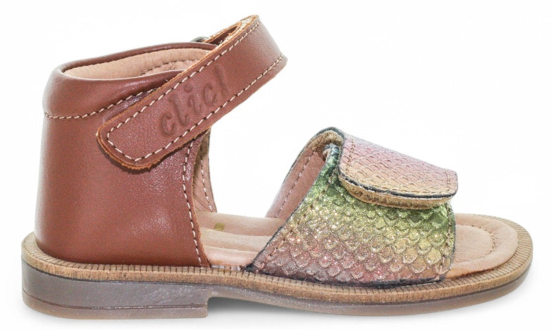 Clic Sandaal - Clic! Kinderschoenen - Cognac | CL-9189