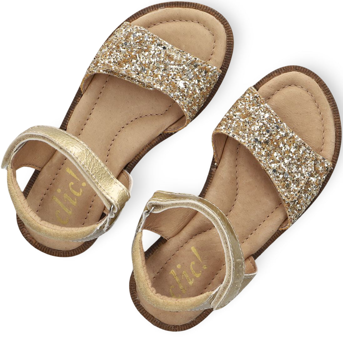 Clic Sandaal - Clic! Kinderschoenen - Goud | CL-9185 – Maxime schoenen