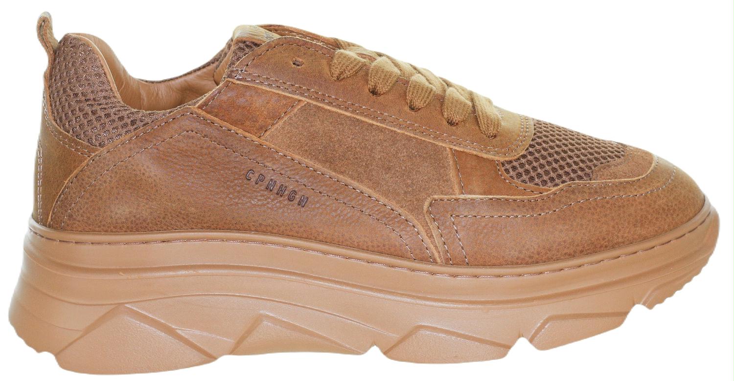 Copenhagen Sneaker - Copenhagen Studios Damesschoenen | Cph40 Material Mix Cognac