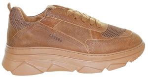 Copenhagen Sneaker - Copenhagen Studios Damesschoenen | Cph40 Material Mix Cognac